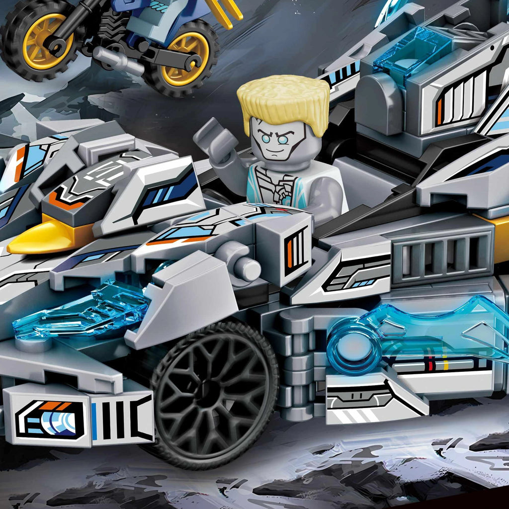 Set de mini bloques armables con hombrecito