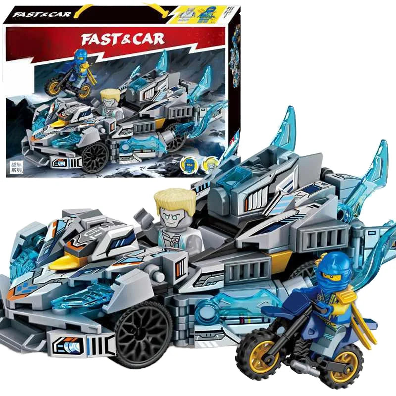 Set de mini bloques armables con hombrecito