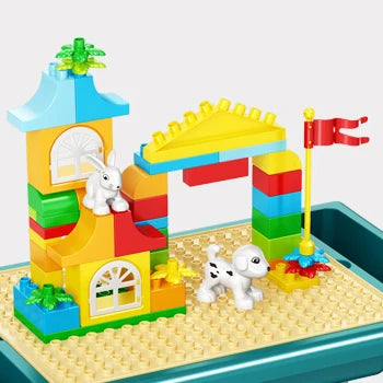 Bloques didácticos con mesa