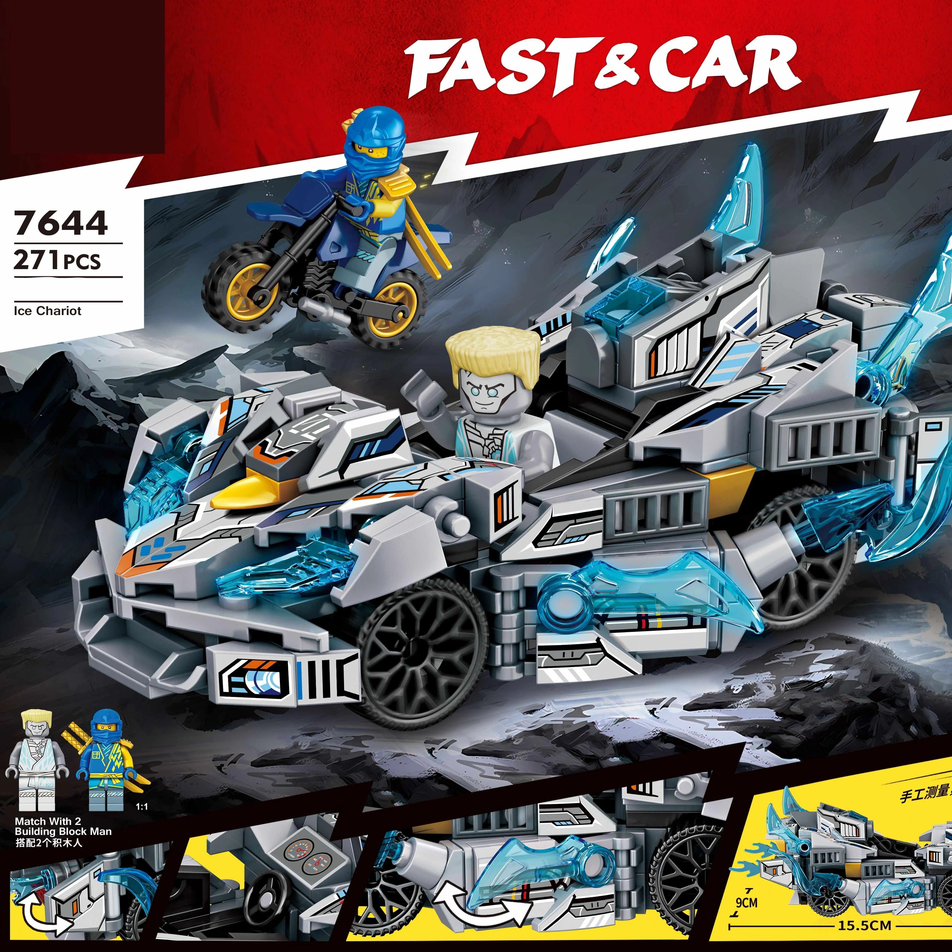 Set de mini bloques armables con hombrecito