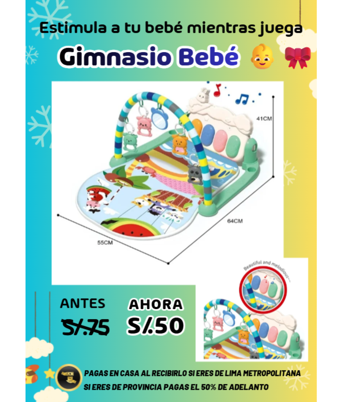 Gimnasio Bebé 👶🎀