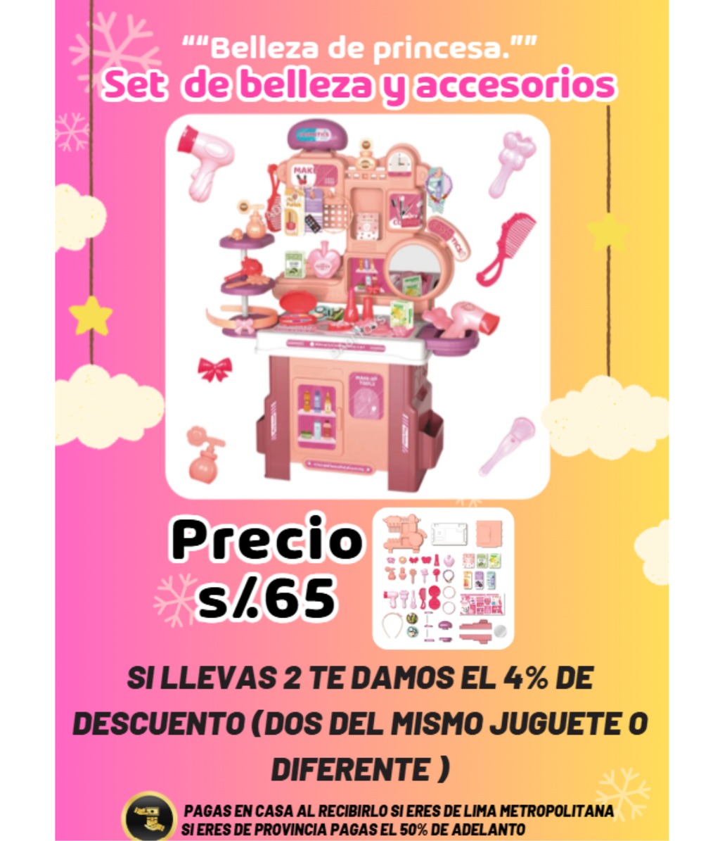 Set de belleza y accesorios (42 piezas)
