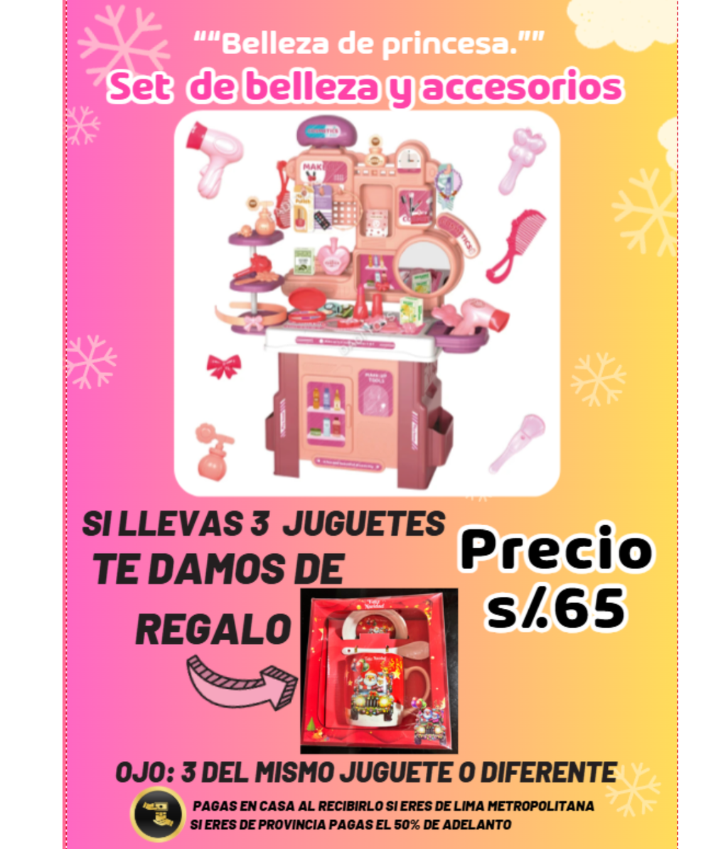 Set de belleza y accesorios (42 piezas)