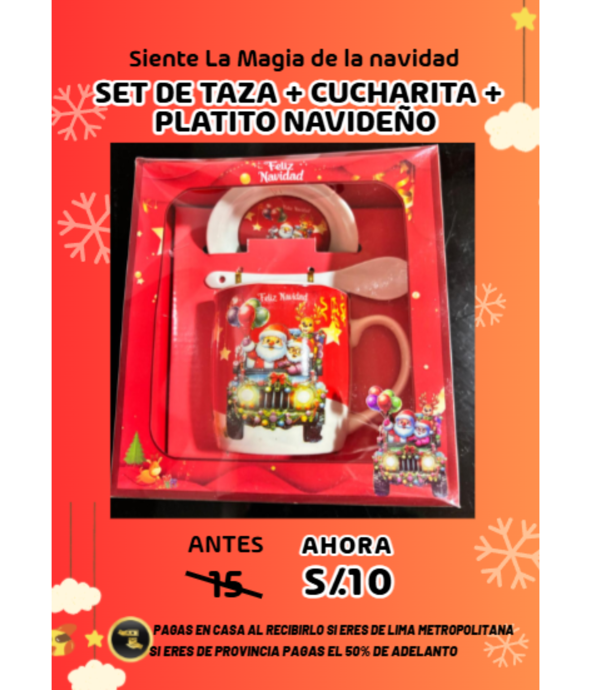 𝙎𝙀𝙏 𝘿𝙀 𝙏𝘼𝙕𝘼 + 𝘾𝙐𝘾𝙃𝘼𝙍𝙄𝙏𝘼 + 𝙋𝙇𝘼𝙏𝙄𝙏𝙊 𝙉𝘼𝙑𝙄𝘿𝙀𝙉̃𝙊 🎁✨