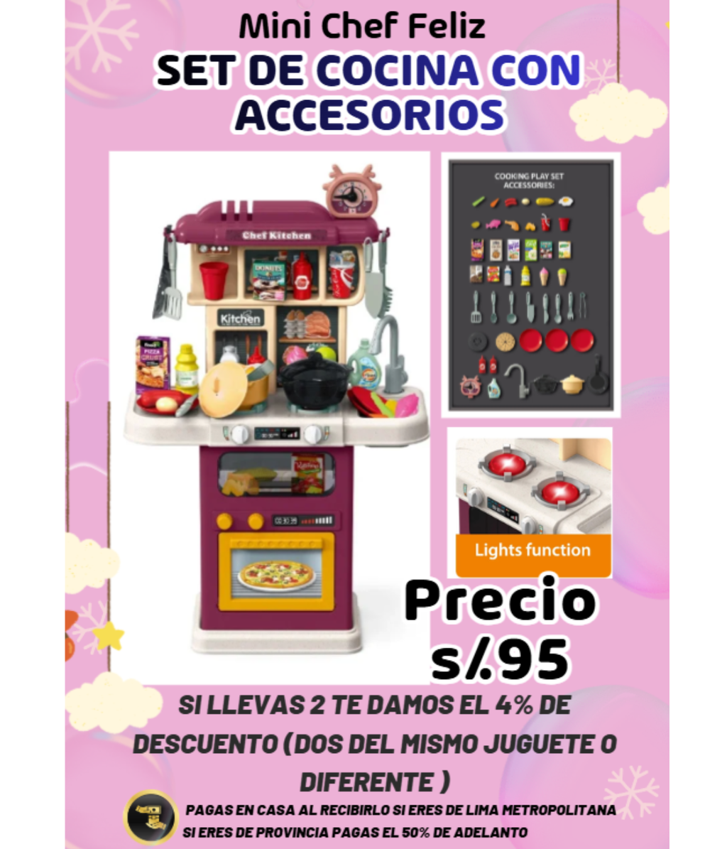 𝙎𝙀𝙏 𝘿𝙀 𝘾𝙊𝘾𝙄𝙉𝘼 𝘾𝙊𝙉 𝘼𝘾𝘾𝙀𝙎𝙊𝙍𝙄𝙊𝙎 👩‍🍳⭐