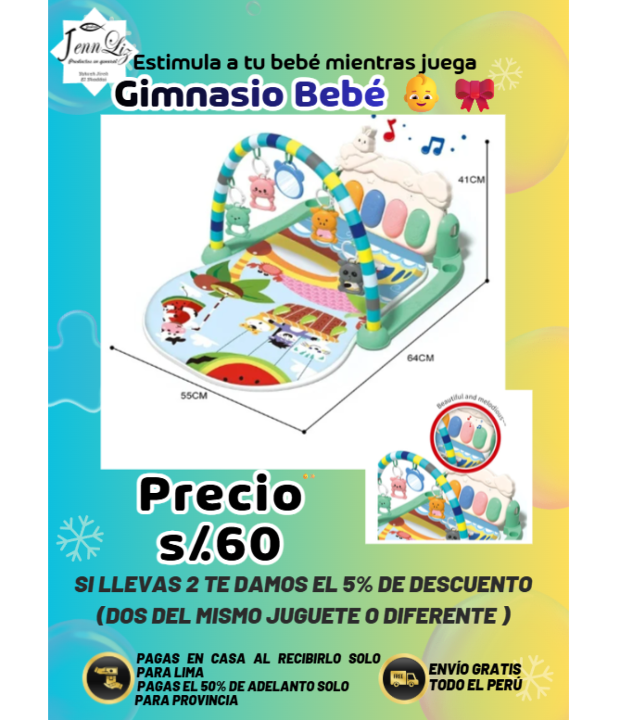 Gimnasio Bebé 👶🎀